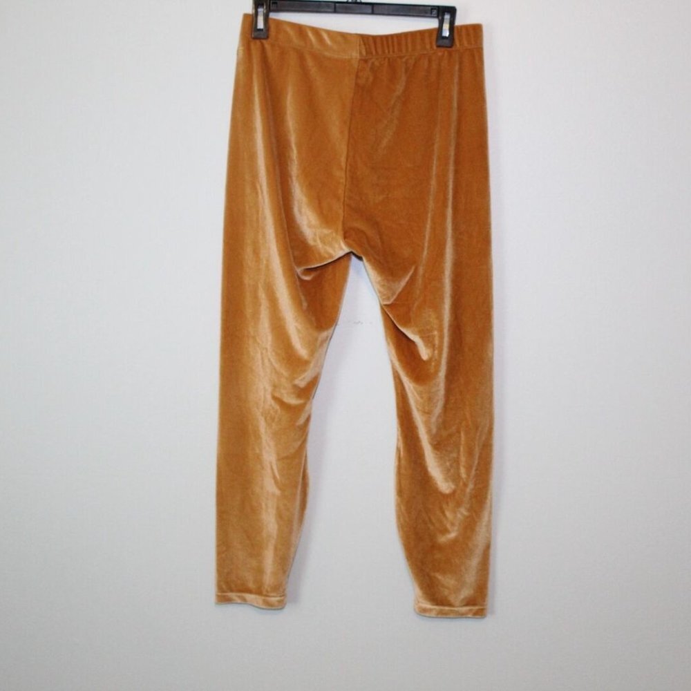 ✨2/$20 Fabletics Emma Velour Legging Pants Light Honey Women's Size Large H13627 - Picture 6 of 11